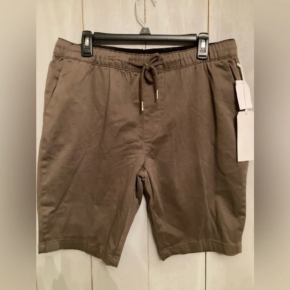Modern‎ American Men's MD Lockdown Pull-On Shorts Vintage Army Green New